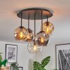 Ripoll Taklampa, kullampa Amber, Klart, Rökfärger, 5-ljuskällor