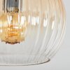 Koyoto Taklampa, kullampa 41 cm Amber, Klart, 5-ljuskällor