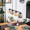Gastor Pendellampa, kullampa, Pendelbelysning Amber, Rökfärger, 4-ljuskällor