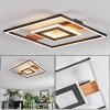 Hadel Taklampa LED träoptik, Svart, 1-ljuskällor