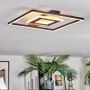 Hadel Taklampa LED träoptik, Svart, 1-ljuskällor