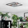 Hadel Taklampa LED träoptik, Svart, 1-ljuskällor