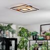 Hadel Taklampa LED träoptik, Svart, 1-ljuskällor
