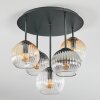 Koyoto Taklampa, kullampa 45 cm Amber, Klart, Rökfärger, 5-ljuskällor