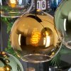 Koyoto Pendellampa, kullampa, Pendelbelysning Blå, Guld, Grön, Klart, 8-ljuskällor