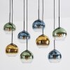 Koyoto Pendellampa, kullampa, Pendelbelysning Blå, Guld, Grön, Klart, 8-ljuskällor