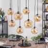 Ripoll Pendellampa, kullampa, Pendelbelysning Amber, 8-ljuskällor
