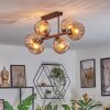Koyoto Taklampa, kullampa Amber, 6-ljuskällor