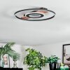 Hadel Taklampa LED träoptik, Svart, 1-ljuskällor