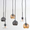 Ripoll Pendellampa, kullampa, Pendelbelysning Amber, Klart, Rökfärger, 6-ljuskällor