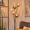Koyoto kullampa, Golvlampa Amber, Klart, Rökfärger, 5-ljuskällor