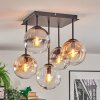 Gastor Taklampa, kullampa Amber, Klart, Rökfärger, 5-ljuskällor