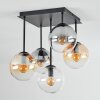 Gastor Taklampa, kullampa Amber, Klart, Rökfärger, 5-ljuskällor