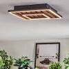 Meron Taklampa LED träoptik, Svart, 1-ljuskällor