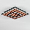 Meron Taklampa LED träoptik, Svart, 1-ljuskällor