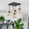 Koyoto Taklampa, kullampa Amber, Klart, 5-ljuskällor