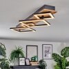 Cabanas Taklampa LED träoptik, Svart, 1-ljuskällor