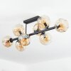 Ripoll Taklampa, kullampa Amber, 8-ljuskällor