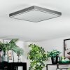 Salmi Taklampa, Panel LED Grått, Silver, 1-ljuskällor