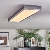 Salmi Taklampa, Panel LED Grått, Silver, 1-ljuskällor