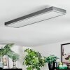Salmi Taklampa, Panel LED Grått, Silver, 1-ljuskällor