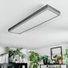 Salmi Taklampa, Panel LED Grått, Silver, 1-ljuskällor