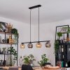 Ripoll Pendellampa, kullampa, Pendelbelysning Amber, Rökfärger, 4-ljuskällor