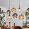Ripoll Pendellampa, kullampa, Pendelbelysning Amber, Klart, Rökfärger, 6-ljuskällor