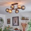 Koyoto Taklampa, kullampa Amber, Rökfärger, 6-ljuskällor