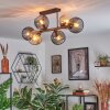 Koyoto Taklampa, kullampa Amber, Rökfärger, 6-ljuskällor