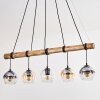 Koyoto Pendellampa, kullampa, Pendelbelysning Amber, Klart, Rökfärger, 5-ljuskällor