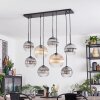 Koyoto Pendellampa, kullampa, Pendelbelysning Amber, Klart, Rökfärger, 8-ljuskällor