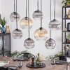 Koyoto Pendellampa, kullampa, Pendelbelysning Amber, Klart, Rökfärger, 8-ljuskällor