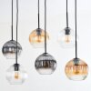 Koyoto Pendellampa, kullampa, Pendelbelysning Amber, Klart, Rökfärger, 6-ljuskällor