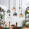 Koyoto Pendellampa, kullampa, Pendelbelysning Amber, Klart, Rökfärger, 6-ljuskällor