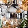 Gastor Pendellampa, kullampa, Pendelbelysning Amber, Klart, Rökfärger, 8-ljuskällor