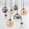 Gastor Pendellampa, kullampa, Pendelbelysning Amber, Klart, Rökfärger, 8-ljuskällor