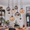 Gastor Pendellampa, kullampa, Pendelbelysning Amber, Klart, Rökfärger, 8-ljuskällor