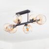 Koyoto Taklampa, kullampa Amber, Klart, 6-ljuskällor