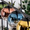 Koyoto Pendellampa, kullampa, Pendelbelysning Blå, Guld, Grön, Klart, Kopparfärg, 5-ljuskällor