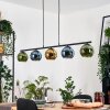 Koyoto Pendellampa, kullampa, Pendelbelysning Blå, Guld, Grön, 5-ljuskällor