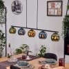 Koyoto Pendellampa, kullampa, Pendelbelysning Blå, Guld, Grön, 5-ljuskällor