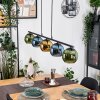Koyoto Pendellampa, kullampa, Pendelbelysning Blå, Guld, Grön, 5-ljuskällor