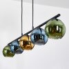Koyoto Pendellampa, kullampa, Pendelbelysning Blå, Guld, Grön, 5-ljuskällor