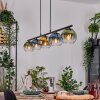 Koyoto Pendellampa, kullampa, Pendelbelysning Blå, Guld, Grön, Klart, 5-ljuskällor