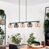 Koyoto Pendellampa, kullampa, Pendelbelysning Amber, Rökfärger, 5-ljuskällor