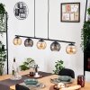 Koyoto Pendellampa, kullampa, Pendelbelysning Amber, Rökfärger, 5-ljuskällor