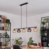 Koyoto Pendellampa, kullampa, Pendelbelysning Amber, Rökfärger, 5-ljuskällor