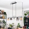 Koyoto Pendellampa, kullampa, Pendelbelysning Amber, Klart, Rökfärger, 5-ljuskällor