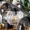 Koyoto Pendellampa, kullampa, Pendelbelysning Amber, Klart, Rökfärger, 5-ljuskällor
